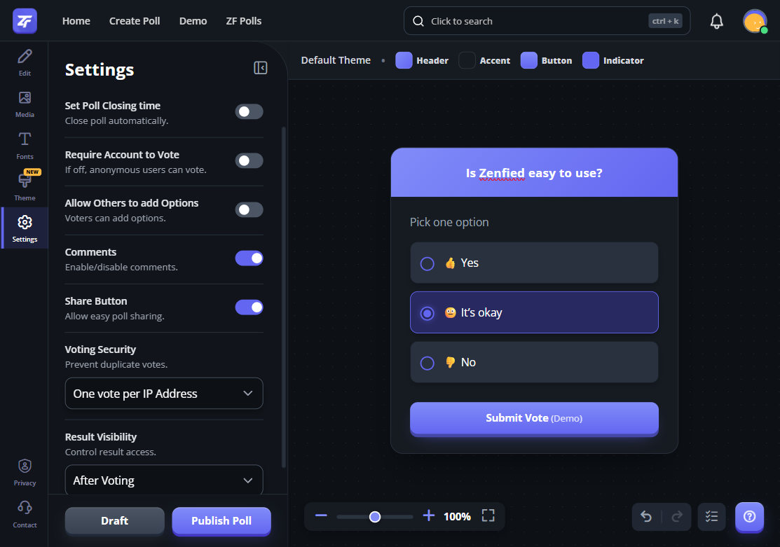 Advanced Settings & Security